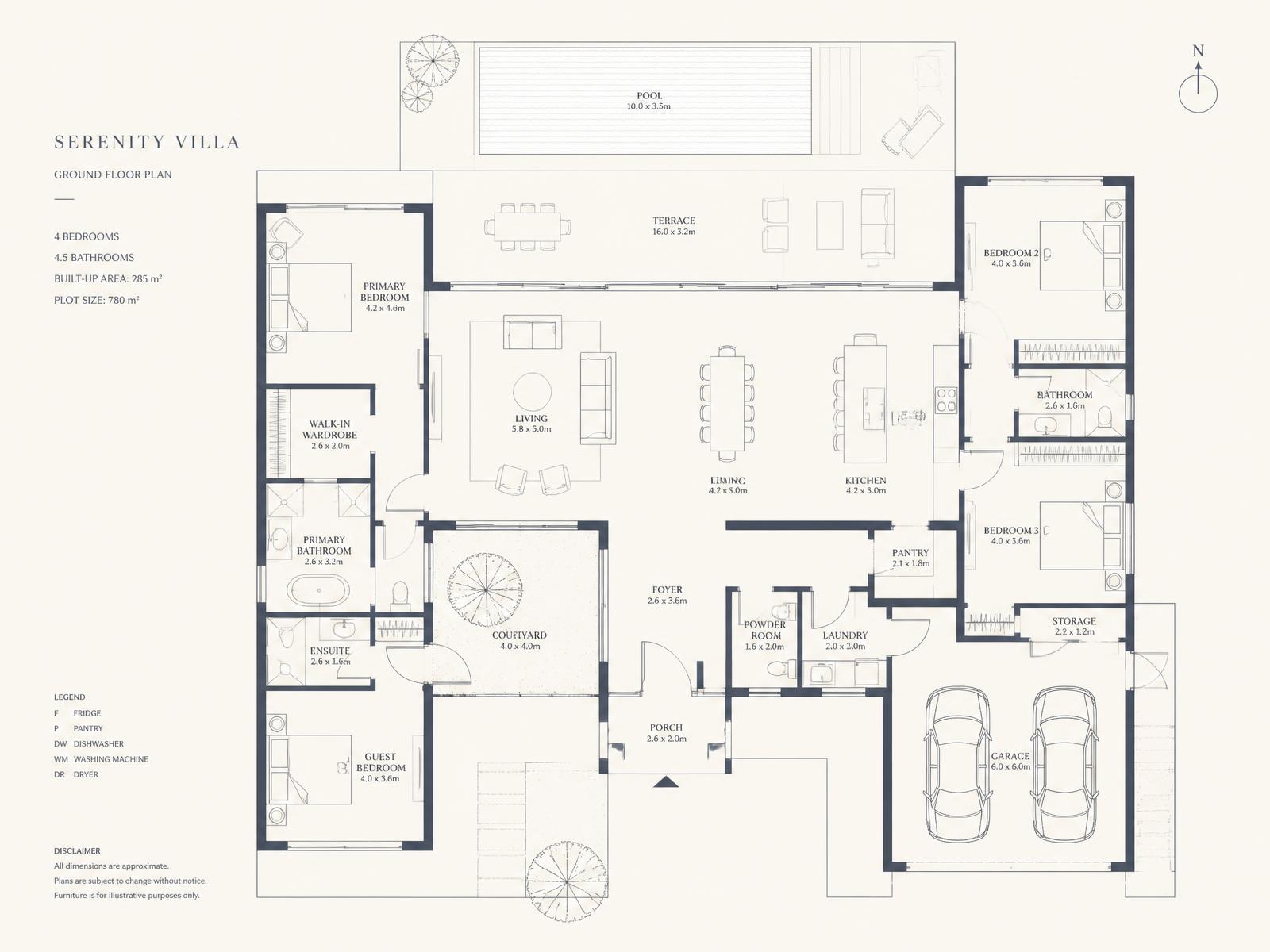 Plan du rez-de-chaussée de Barb 43